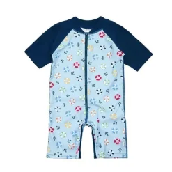 Iplay sunsuit natação azul claro salva-vidas