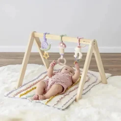 Itzy Ritzy - Bitzy Bespoke Ritzy Activity Gym™ Ginásio de madeira, pastel