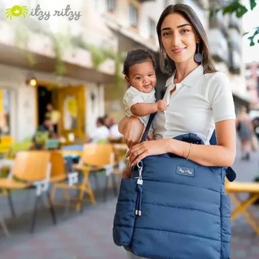 Itzy Ritzy - Bolsa de fraldas Dream Convertible Sapphire Starlight