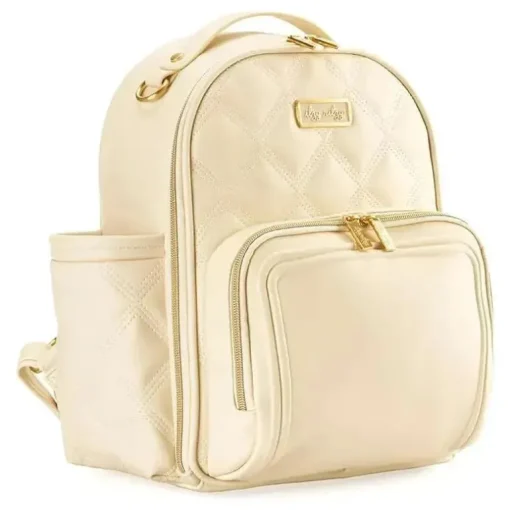 Itzy Ritzy - Bolsa de Fraldas Baby Mini Plus, Leite e Mel