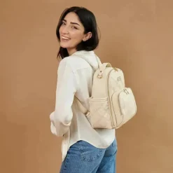 Itzy Ritzy - Bolsa de Fraldas Baby Mini Plus, Leite e Mel