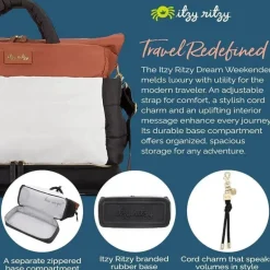 Itzy Ritzy - Bolsa Dream Weekender, Café e Creme