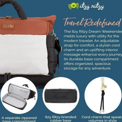 Itzy Ritzy - Bolsa Dream Weekender, Café e Creme