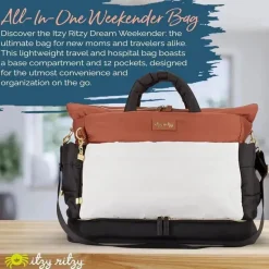 Itzy Ritzy - Bolsa Dream Weekender, Café e Creme