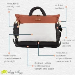 Itzy Ritzy - Bolsa Dream Weekender, Café e Creme