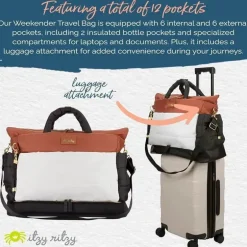 Itzy Ritzy - Bolsa Dream Weekender, Café e Creme