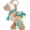Itzy Ritzy - Brinquedo Link &amp; Love para carrinho ou cadeirinha de carro, mordedor de silicone, lhama
