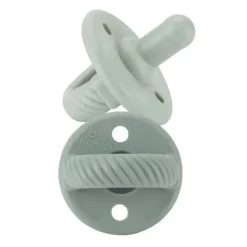 Itzy Ritzy - Chupeta de silicone 2Pk, cabos de agave e suculentas