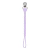 Itzy Ritzy - Clipe de chupeta de silicone Sweetie Strap™ de uma peça, diamante roxo