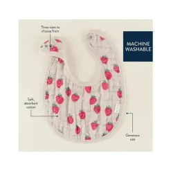 Itzy Ritzy - Itzy Bibs™, Strawberries + Cream