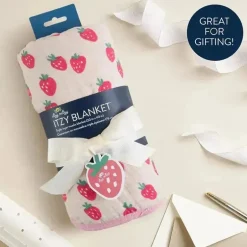 Itzy Ritzy - Itzy Blanket™, Strawberries + Cream