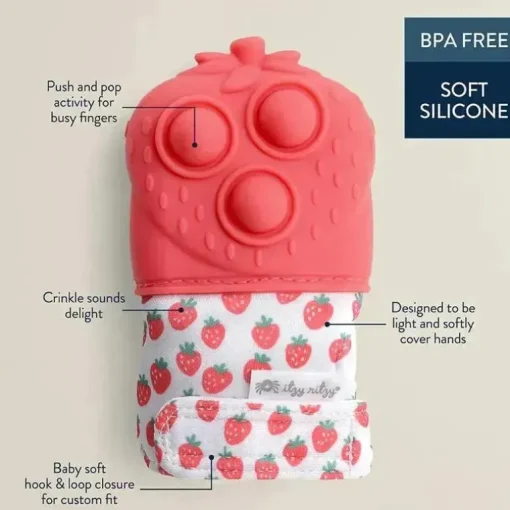 Itzy Ritzy - Itzy Mitt Pop™ , Strawberry