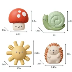 Itzy Ritzy - Itzy Squirt™ 4-Pack Of Soft Bath Toys