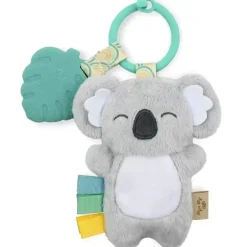 Itzy Ritzy - Mordedor de silicone de pelúcia Pal, Koala