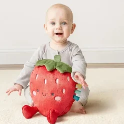 Itzy Ritzy - Sweetie Snuggles Plush, Strawberry