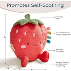Itzy Ritzy - Sweetie Snuggles Plush, Strawberry