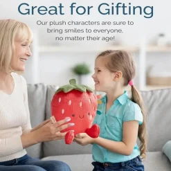 Itzy Ritzy - Sweetie Snuggles Plush, Strawberry