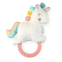 Itzy Ritzy Rattle Pal pelúcia com mordedor unicórnio