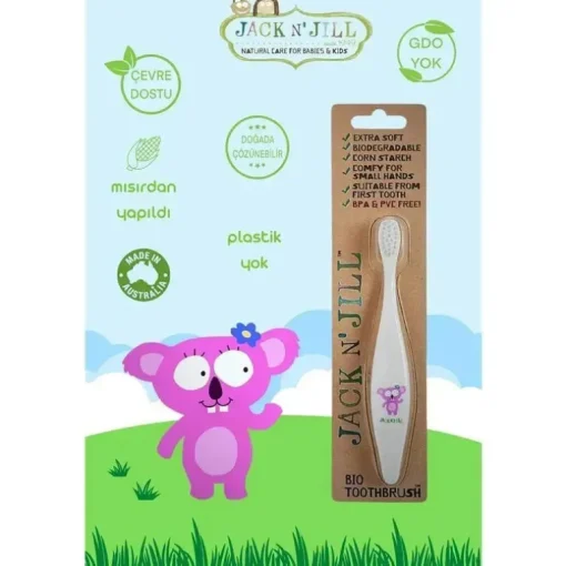 Jack N' Jill - escova de dentes com cerdas extra macias para crianças, Koala Baby