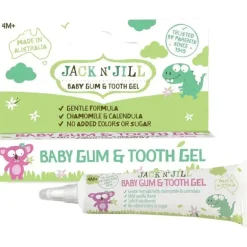 Jack N' Jill - goma de bebê e gel dental 0,5 onças