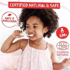 Jack N' Jill - pasta de dente natural para bebês e crianças pequenas, sem sabor, 1,76 onças