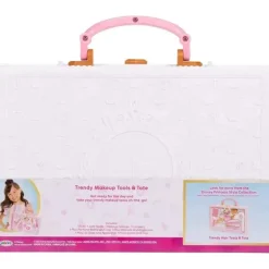 Jakks - Bolsa tote de maquiagem moderna para meninas da coleção estilo princesa da Disney