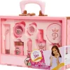 Jakks - Conjunto de bolsa de viagem para maquiagem da coleção Disney Princess Style