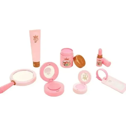 Jakks - Conjunto de bolsa de viagem para maquiagem da coleção Disney Princess Style