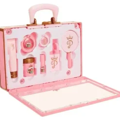 Jakks - Conjunto de bolsa de viagem para maquiagem da coleção Disney Princess Style