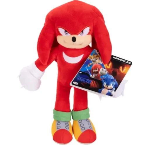 Jakks - Sonic 3 Movie Basic Plush, Knuckles