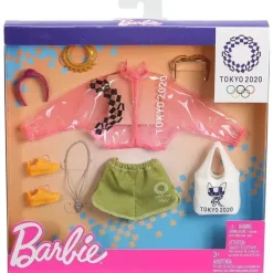 Jaqueta, shorts e acessórios do pacote de narrativa de moda licenciado Mattel Barbie