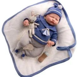 JC Toys - Boneca Reborn, Berenguer Classics 17, Edição Limitada, Mateo, Sailor Blue