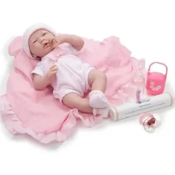 JC Toys - Boneca recém-nascida Soft Body Boutique, 15,5 polegadas, rosa