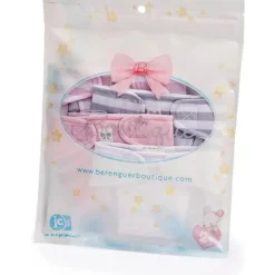 JC Toys - Fraldas ecológicas laváveis ​​e reutilizáveis ​​para bonecas, pacote com 4 para bonecas de 14 a 18 anos, rosa