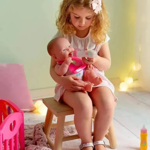 JC Toys - Garrafas mágicas desaparecidas de luxo, cabe em todas as bonecas, leite e suco, maiores de 2 anos, rosa