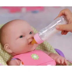 JC Toys - Garrafas mágicas desaparecidas de luxo, cabe em todas as bonecas, leite e suco, maiores de 2 anos, rosa