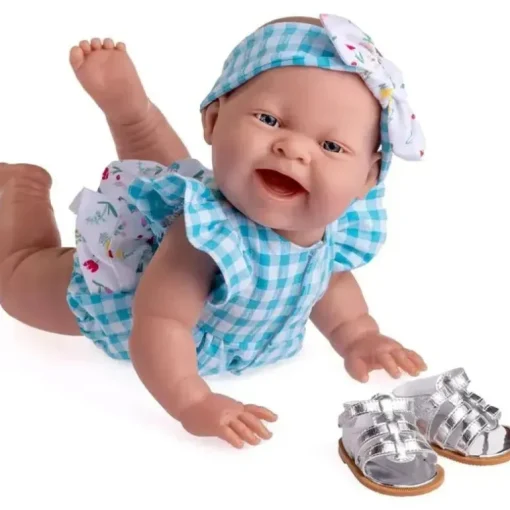 JC Toys - Lola on The go, boneca realista de 14 ”toda em vinil posável da Berenguer Boutique