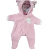 JC Toys - Roupa de boneca Berenguer Boutique, macacão com capuz com tema de elefante rosa, maiores de 2 anos