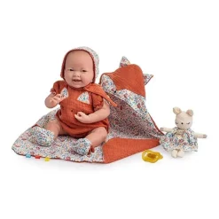 JC Toys La NewbornNature Collection 15,5 Boneca de corpo macio e acessórios para maiores de 2 anos