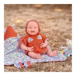 JC Toys La NewbornNature Collection 15,5 Boneca de corpo macio e acessórios para maiores de 2 anos