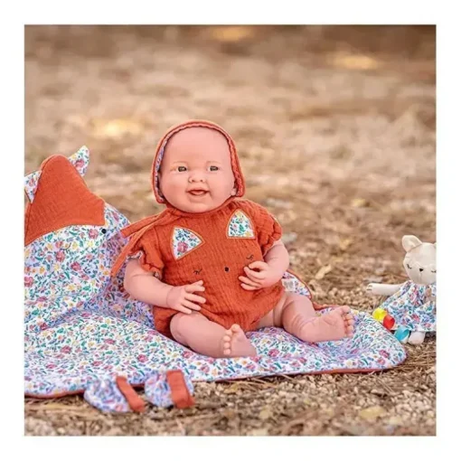 JC Toys La NewbornNature Collection 15,5 Boneca de corpo macio e acessórios para maiores de 2 anos