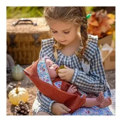 JC Toys La NewbornNature Collection 15,5 Boneca de corpo macio e acessórios para maiores de 2 anos