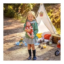 JC Toys La NewbornNature Collection 15,5 Boneca de corpo macio e acessórios para maiores de 2 anos