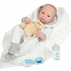 JC Toys Real Boy Boneca com Acessórios para Boneca 9 peças