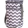 J.L. Childress - 6 Bottle Cooler, Grey Chevron