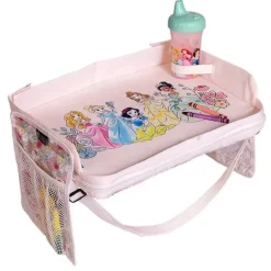 JL Childress - Bandeja de viagem 3 em 1 e suporte para tablet, princesa