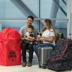 JL Childress - Bolsa Check Gate para carrinhos simples e duplos, Vermelho Mickey