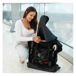 JL Childress - Bolsa de viagem compacta sem acolchoamento para carrinho de bebê, preta