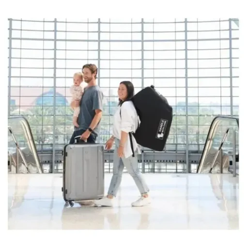 JL Childress - Bolsa de viagem para assento de carro infantil Premier, acolchoada - preta