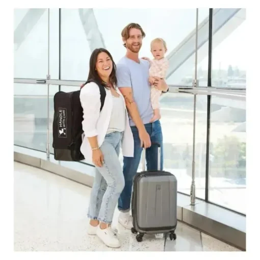 JL Childress - Bolsa de viagem compacta sem acolchoamento para carrinho de bebê, preta